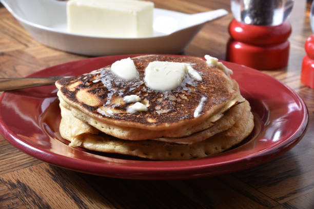 istock Butter melting on homemade pancakes 948833848
