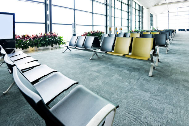 istock Benches at the airport waiting area 948843652