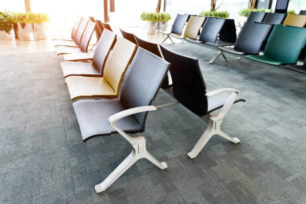 istock Benches at the airport waiting area 948843968