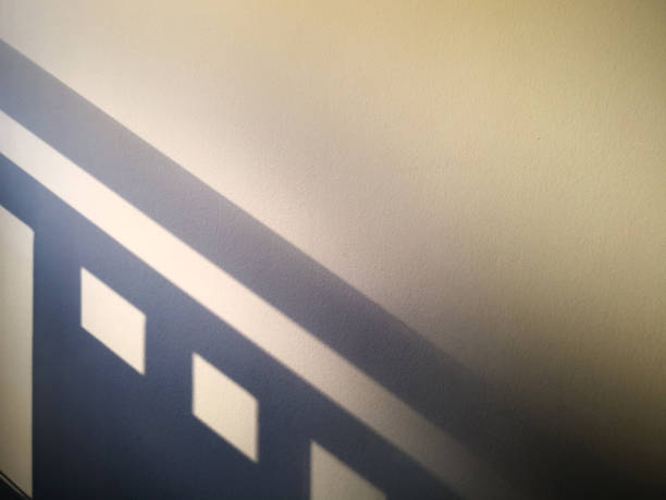 istock Morning light shines through the balcony to the concrete wall 948848424