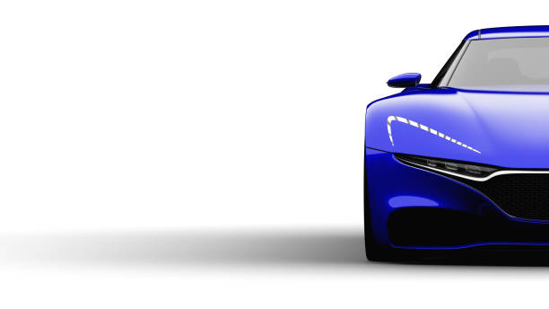 istock blue sportscar studio shot 948850878