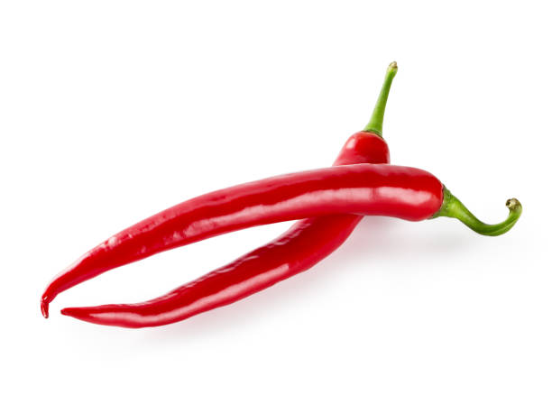 istock Two red hot chili peppers 948859894