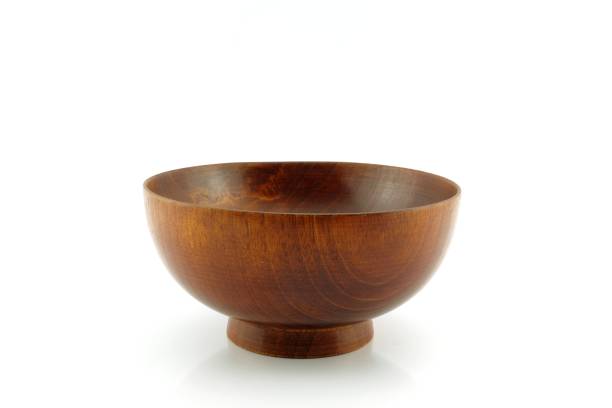 istock Wooden dishes bowls isolated on white background. 948860324