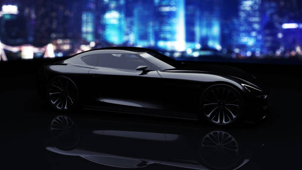 istock black sportscar studio shot 948863628