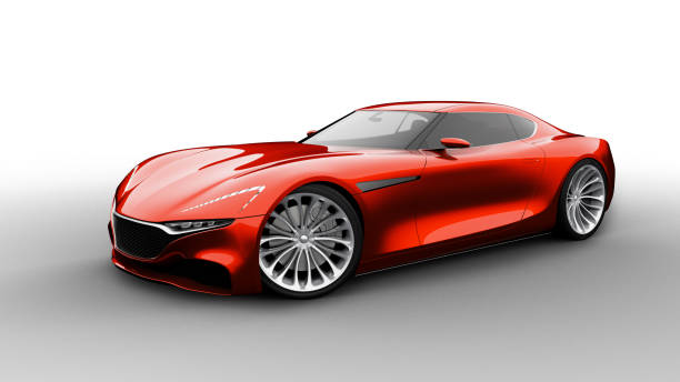 istock red sportscar studio shot 948863658