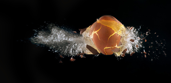 explosion of an egg