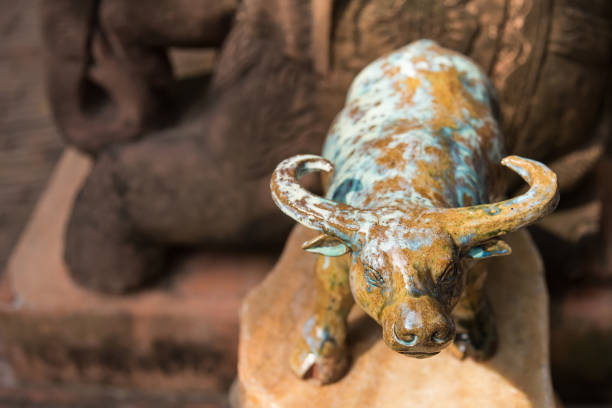 istock Buffalo statue in the garden. 948868686
