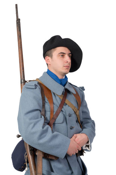 istock French soldier 1914 1918 ,back view, isolated on a white background 948868772