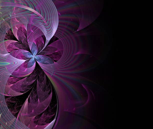 istock Beautiful abstract fractal flower 948868838