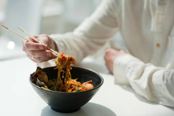 istock close-up of a plate with Asian cuisine 948873382