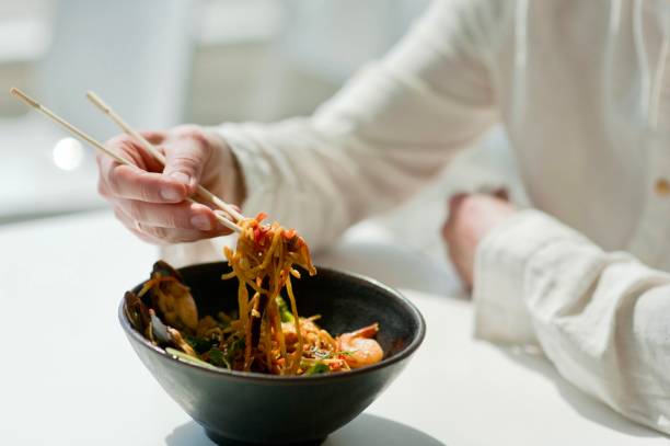 istock close-up of a plate with Asian cuisine 948873394