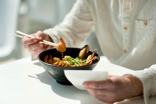 istock close-up of a plate with Asian cuisine 948873440