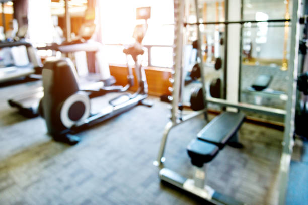 istock Sports machines in modern gym 948879488
