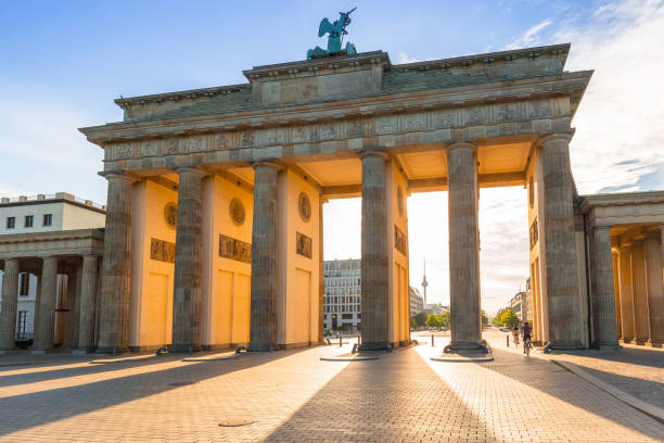 istock The Brandenburg Gate in Berlin at sunrise 948893840