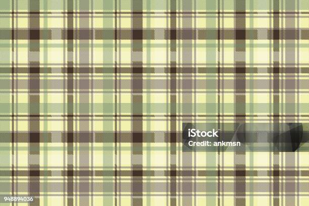 Plaid Tartan Seamless Pattern Check Fabric Texture Stock Illustration - Download Image Now - Abstract, Backgrounds, Celtic Cross