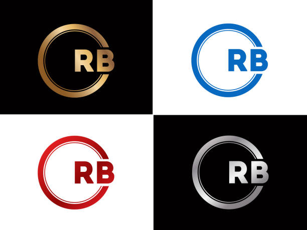 rb круг формы вектор дизайн - rb stock illustrations