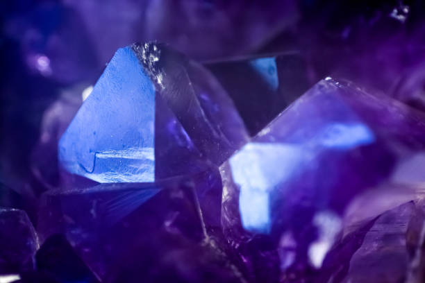 istock Macro shot of the surface of violet amethyst 948920976