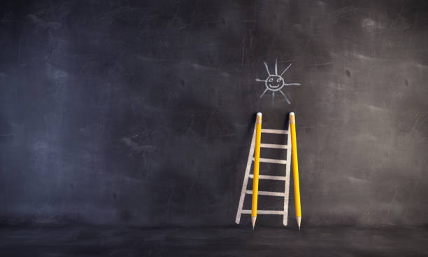 istock Pencil Ladder To Success 948926318