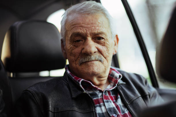 istock Senior man in car 948938226