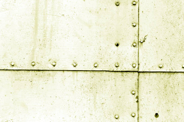 istock Rusty metal wall texture in yellow tone 949006664