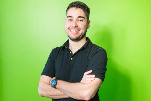 istock Young caucasian smiling handsome man 949025050