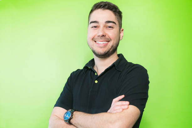 istock Young caucasian smiling handsome man 949025102