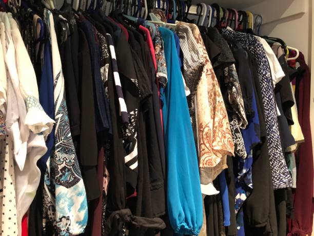 istock Ladies wardrobe full of tops 949033100