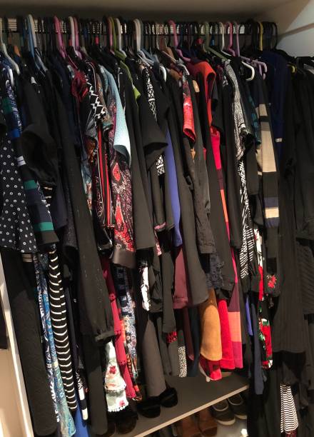 istock Dresses in ladies closet 949033446