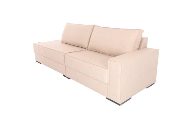 istock modern beige suede couch sofa  isolated on white background 949042860