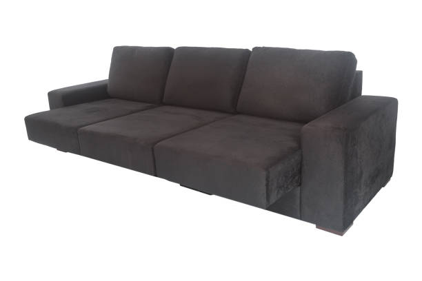 istock modern beige suede couch sofa  isolated on white background 949042952