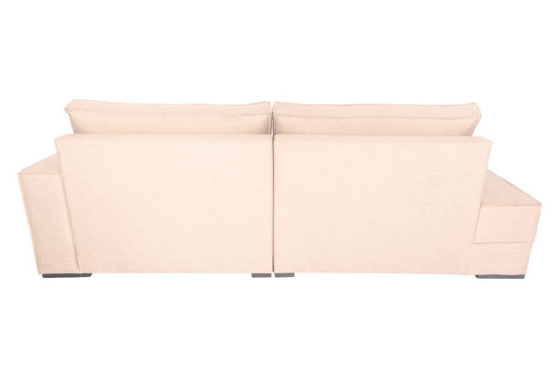 istock modern beige suede couch sofa  isolated on white background 949049376
