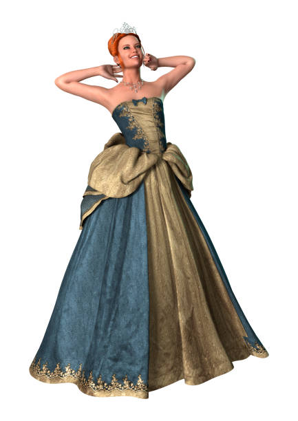 istock 3D illustration fairy tale pricess on white 949053572