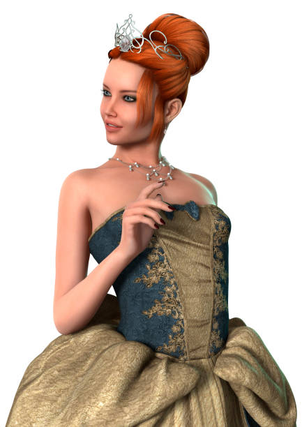 istock 3D illustration fairy tale pricess on white 949053632