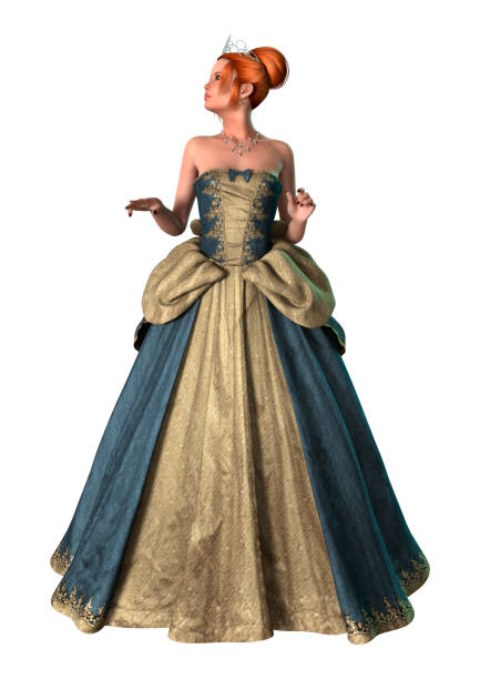 istock 3D illustration fairy tale pricess on white 949053700