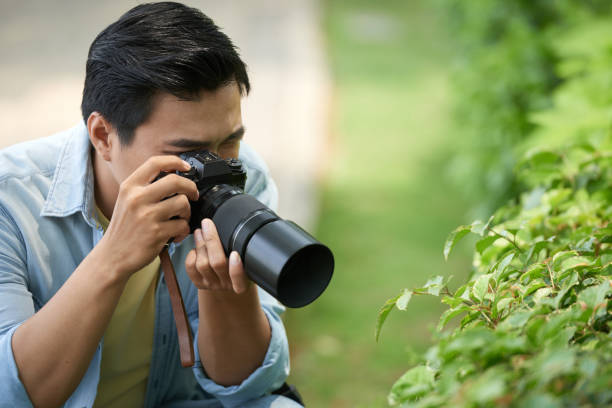 istock Taking photos of plant 949065468