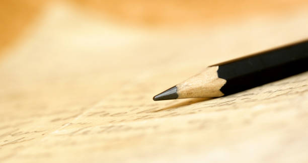 istock Pencil on a handwritten letter 949066502