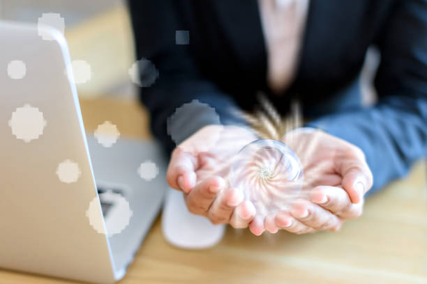 istock deas of new ideas with innovative technology and creativity. 949071936
