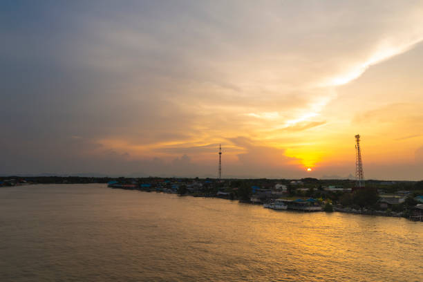 istock Beautiful sunset at Bangtaboon Bay 949094174