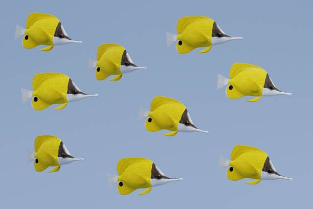 istock Realistic 3d Render of Longnose Butterflyfish 949097350