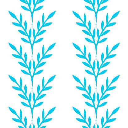 Stems Pattern Form Blue Stems Pattern Stock Illustration - Download Image Now - Abstract ...