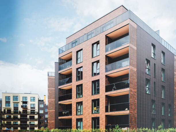 istock Modern architectural residential buildings quarters 949098340