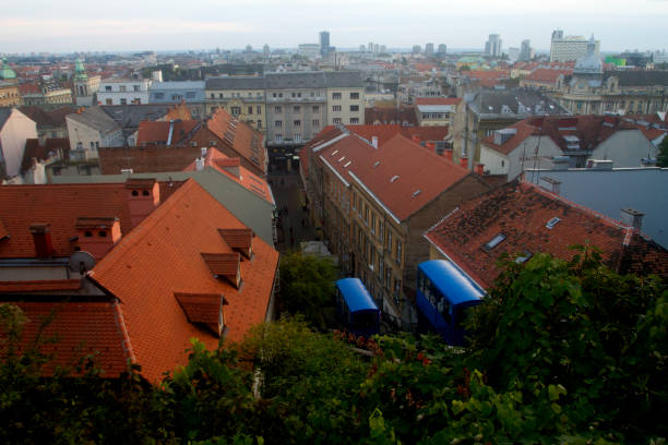 istock Cable Car Croatia, Zagreb, Old Town 949114414