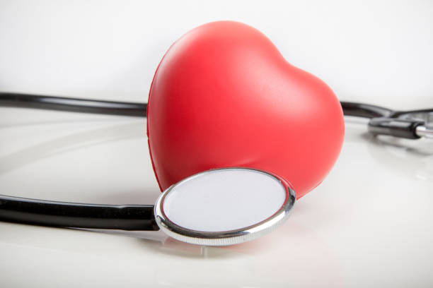 istock Health concept with a heart and a stethoscope 949127242