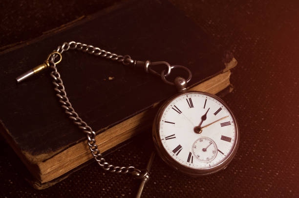 istock Pocket watch and old Bible 949140392