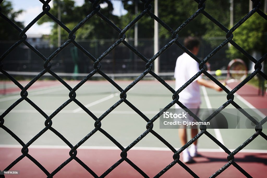 Jugador de tenis - Foto de stock de Fondos libre de derechos
