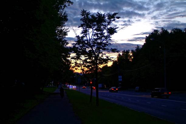 istock Colorful sunset evening in the summer in Moscow 949143514