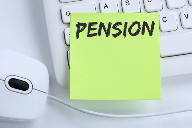 istock Pension retirement business concept mouse 949147958