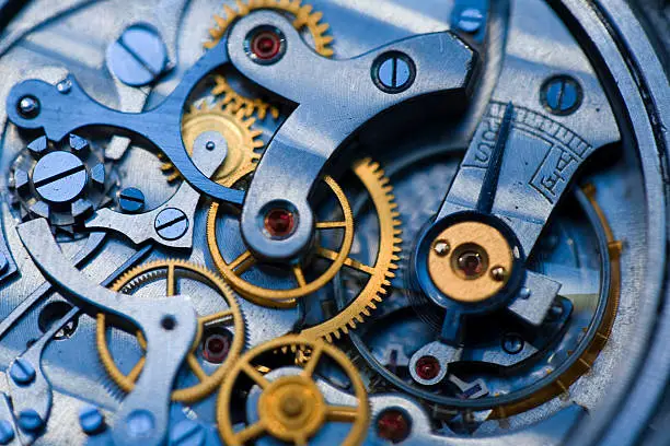 Gears and rubies inside an antique watch. Other images in: http://i227.photobucket.com/albums/dd10/sdeinobili/time.jpg