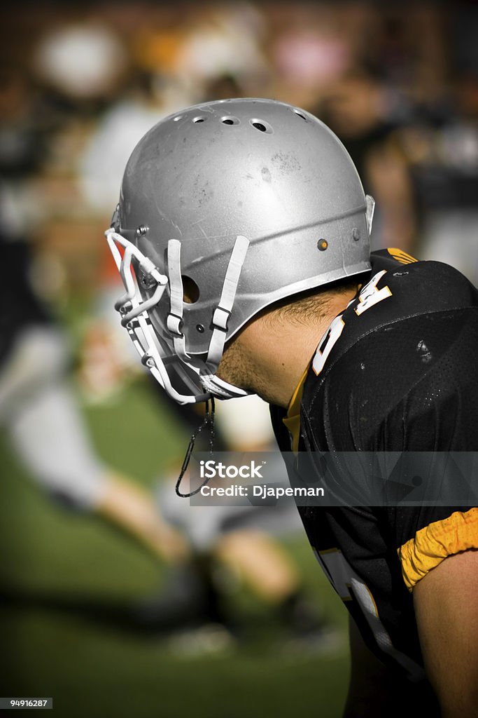 Football-Spieler - Lizenzfrei Amerikanischer Football Stock-Foto