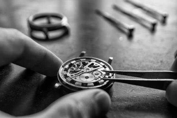 istock Mechanical watch repair 949163724